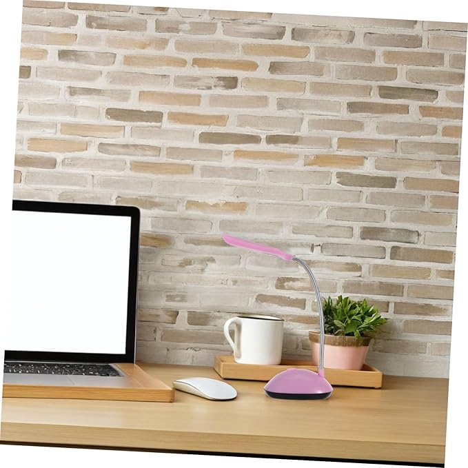 POPETPOP Led Desk Lamp Portable Folding Battery Operated Night Light Soft Glow Office Study Bedroom Dorm Classroom Reading Office Supplies
