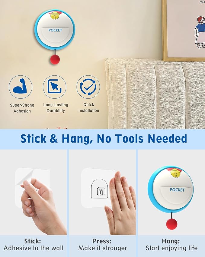 Wall Night Light for Kids, 3 Levels Dimmable Nursery Nightlight with Timer, Rechargeable LED Touch Wall Lamp for Room Decor, Silicone Squishy Light, Cute Anime Lamp Holiday Gifts for Girls & Boys