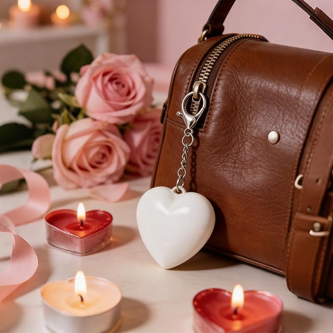 2 Pack Heart Purse Light Gifts,Rechargeable Mini Light Up Purse Lamp Gifts for Teen Girls Boys,Heart-Shaped Mini Bag Night Lamp Easter Basket Stuffers for Kids