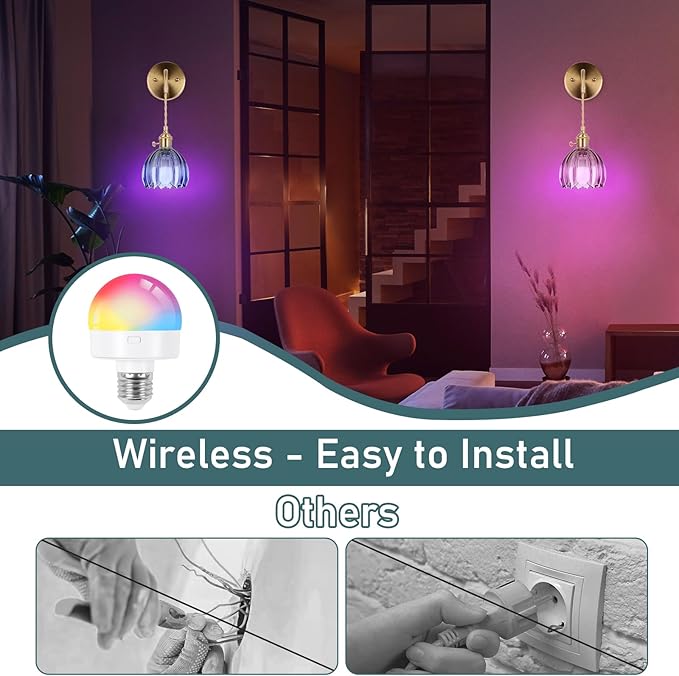 Vintage Wall Sconce, Battery Operated Wall Sconce with Deep Green Tulip Glass Lampshade, Indoor not Hardwired Wall Sconces with Remote, Rechargeable Vintage Wall Lamp, for Bedroom Living Room