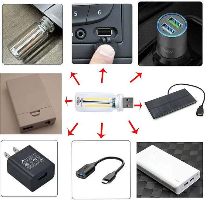 Retro Car Bulbs, No Pole Touch Dimmable USB & Battery Lighted LED Car Interior Atmosphere Lamp, Automotive Interface Mood Night Lights, Mini Portable Camping Lights Decorations (Green, 2Pack)