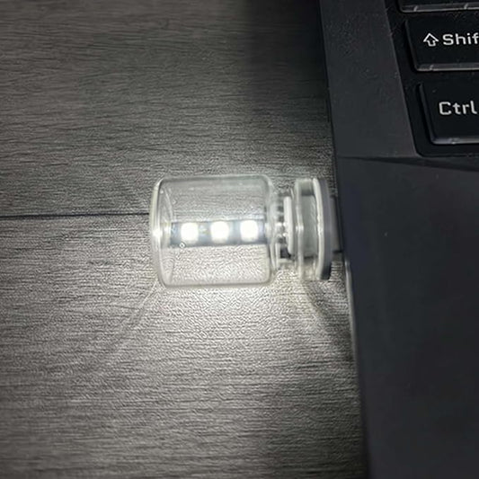 USB LED Car Interior Atmosphere Lights,USB Retro Car Lamps,Plug-in USB Automotive Light,Touch Control LED Night Light,Mini LED Bulb Lamp for Car, Bedroom, Hallway,Living Room,Computer
