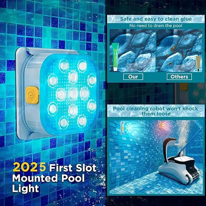 16 Color Pool Lights, Rechargeable, Dive, Bathtub Decorate LED Underwater Lights, 6 Dynamic Modes 3 Timer Options Ip68 Waterproof Pool with Remote (4 Pack)