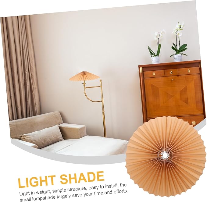 Homoyoyo Pleated Table Lamp Shade Lampshade for Bedside Floor Lamps Versatile Lighting for Hotels and Homes Chic Design Artistic Touch