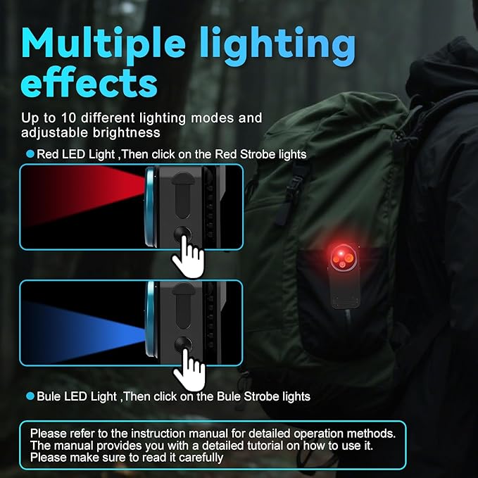 EDC Flashlight Clip-on Light, 600 Lumens Rechargeable Flashlight, Mini Pocket Clip-on Light with RGB Mode, Magnetic Small Flashlight Type-C for Camping Repairing Signaling Cycling, Black