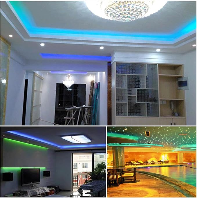 LED Neon Strip Lights, 295ft AC 110V-130V Super Bright Rope Light Sign String 180000LM Waterproof IP68 for Outdoor Indoor Commercial Lighting Decor(Green)