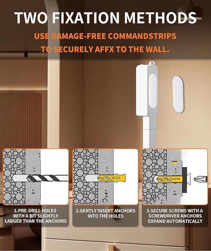 2 Pack Electrical Outlet Extender Stick Features 2 USB-A, USB-C and 2 AC Outlets, Extendable to 6", 15.3", 24.5", 34", for Hard to Reach Spaces Use Behind Couches, Nightstands, Desks, and More