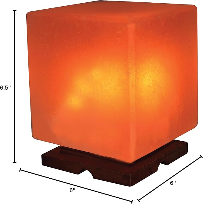 LG-07 Cube Shape Himalayan Crystal Salt Lamp