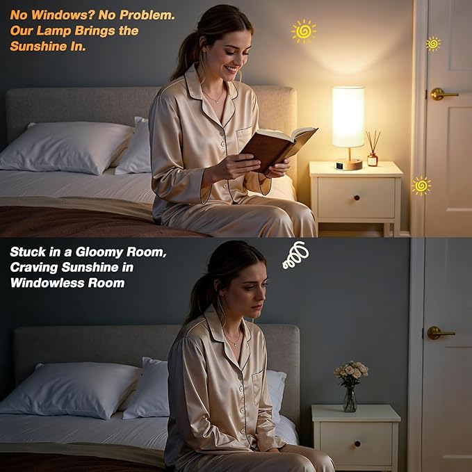 Dicoool Light Therapy Lamp 10000 Lux, Happy Light CRI>95 Sun Lamp with Remote, 3 Color Temperatures & Stepless Dimming, Sunlight Lamp for Seasonal Mood Boost, Bring Sunshine to Windowless Office