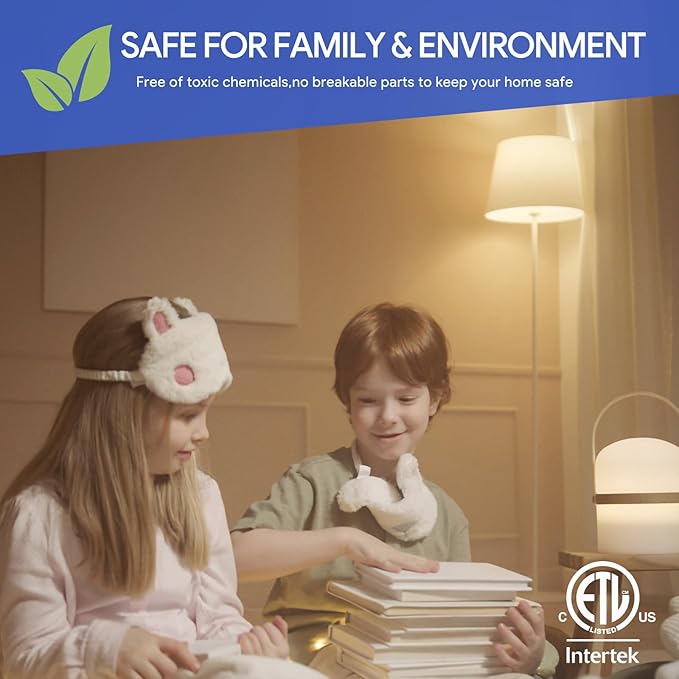 12 Pack A19 LED Light Bulbs, 40 Watt Equivalent WarmWhite 3000K with E26 Medium Base, Efficient 5W, 450 Lumens Non-Dimmable LED Bulbs, ETL/UL Listed, Energy Efficient for Bedroom Home Office