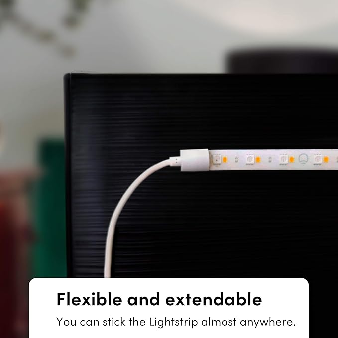 LIFX Lightstrip Bundle with 80" Color Smart LED Lightstrip and Two 1100 Lumen Smart Light Bulbs on E26 Base, 3 Piece Set