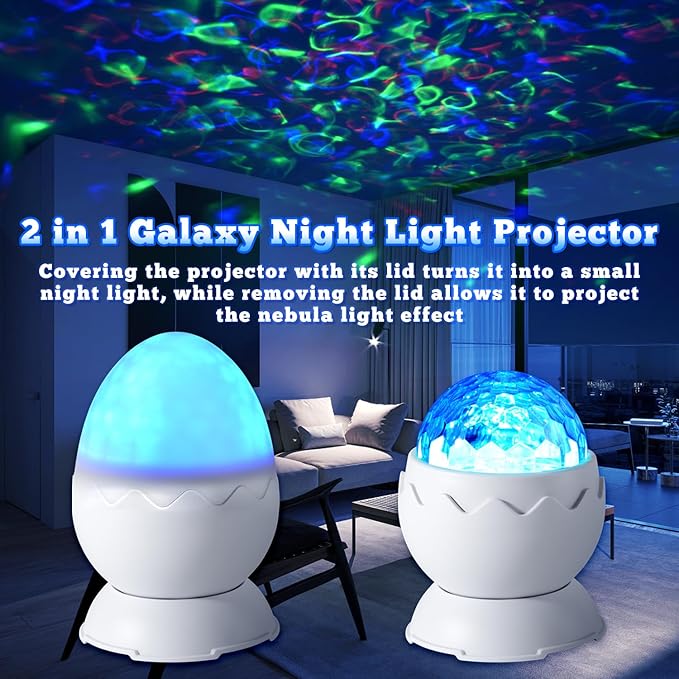 Galaxy Projector, Light Projector, Night Light Projector with Remote Control, Galaxy Light Projector, for Kids Adults, Bedroom, Home Theater, Christmas, Birthdays