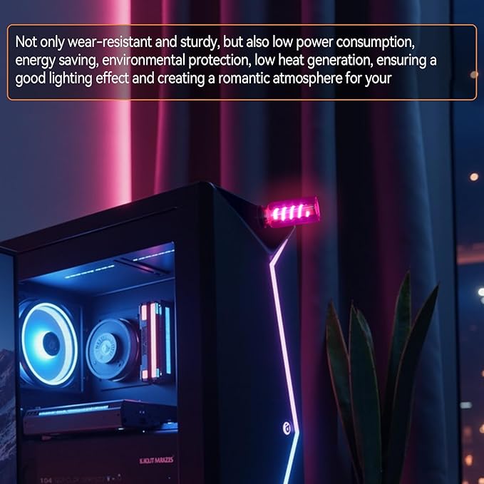 5Pcs Mini Retro Atmosphere Light, Transparent Shell USB LED Car Interior Atmosphere Lamps, Touch-Control Portable Plug-in Glass Bottle Ambient Night Light for Camping Bedroom Party