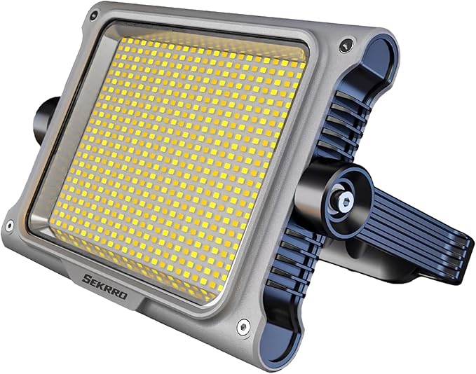 P8 Portable Rechargeable Camping Lantern & Work Light, 3500LM Brightness, 20000mAh Battery with Wide LED Flood Lighting, IP67 Waterproof, Magnetic Base for Outdoor, Camping, Job Site, Emergency