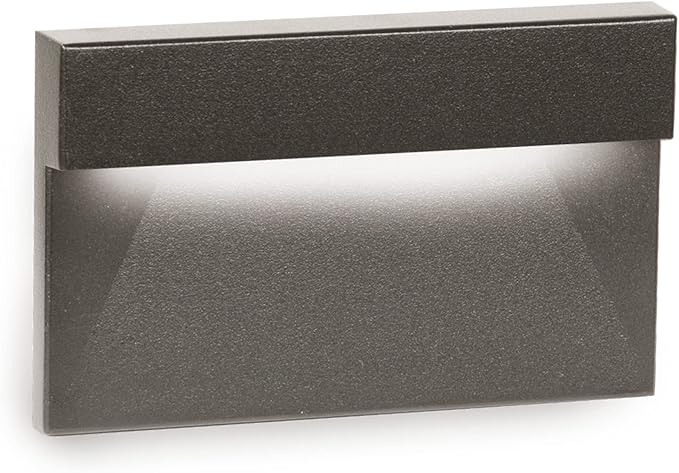 WAC Landscape Lighting, LED 12V Horizontal Ledge Indoor or Outdoor Step and Wall Light 3000K Warm Built-in LED in Bronze