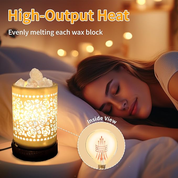 8 Pack 40 Watt Wax Warmer Bulbs Replacement Light Bulb for Full Size Scentsy Warmer 120V G50 E12 Incandescent Standard Base for Indoor Outdoor Patio String Lights