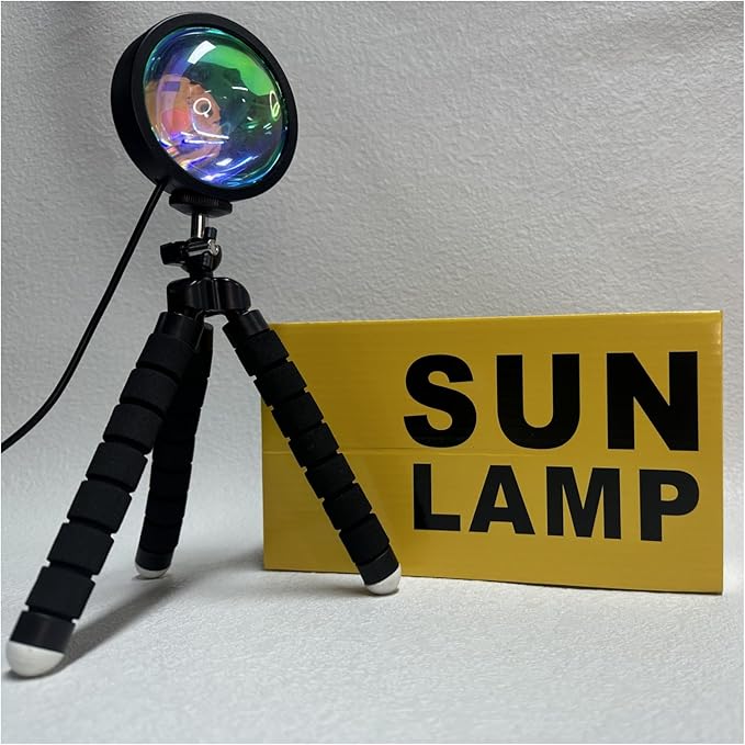 Sunset Lamp Projector Sun Lamp Projector Sunset Light 360° Rotation Lights Sunset Lamp for Bedroom Decor and Aesthetic Room Decor Gifts for Women