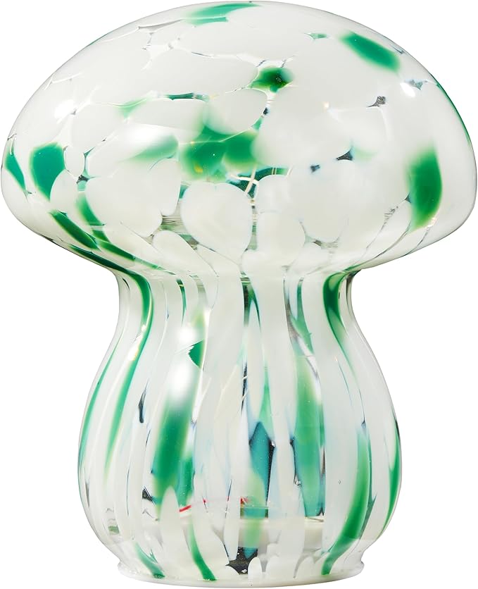 Mushroom Table Lamp, Small Bedside Table Lamp, 6.1 inches, Mushroom Decoration Cute Mini Atmosphere Lamp Home Decoration, Suitable for Bedrooms, Living Rooms, Children's Rooms-Green