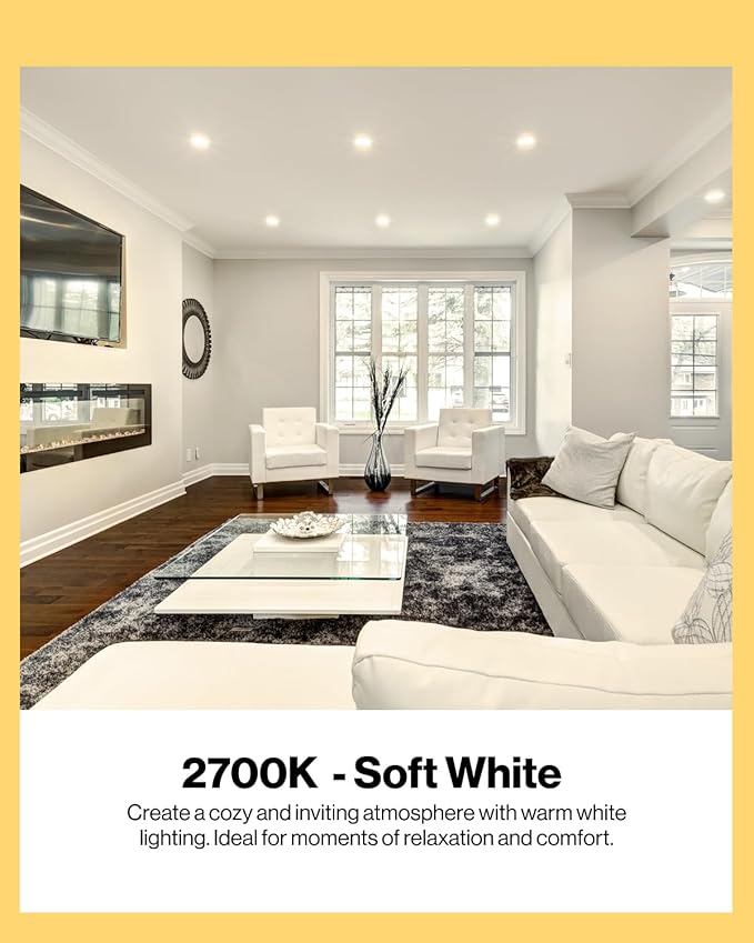 Sunco 8 Pack BR40 LED Light Bulbs, Indoor Flood Lights, Recessed Can Light Bulb, 1400 LM, 17W (100W Equivalent), 2700K Soft White, Dimmable, E26 Base, for Home, Bedroom, Kitchen UL.