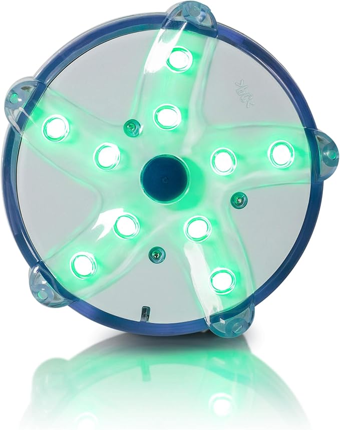 Floating Pool Lights 2PK, LED Color-Changing Underwater Pool Lights that Float, 100% Waterproof Starfish Lamp, Lighting Décor for Inground or Above Ground Swimming Pools, Fountain, Pond, Spa, Hot Tub