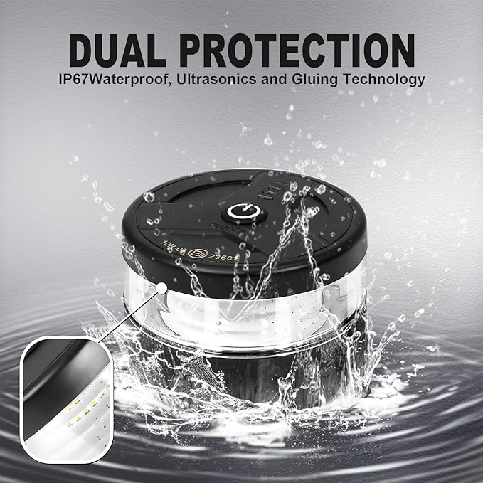 Agrieyes USB-C Wireless Beacon Light, 32 LED Rechargeable Strobe Lights with Magnetic, Mini Amber Flashing Warning Emergency Safety Lights for Trucks Vehicles Tractor, Portable Waterproof