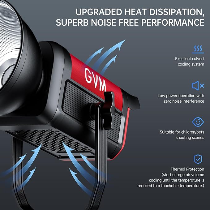 GVM 300W Photography Lighting Bi-Color Video Light with Bowens Mount Lantern Softbox and Stand CRI 97+ CCT 2700K~6800K 12 Lighting Scenes App Control Studio Lights for Photography