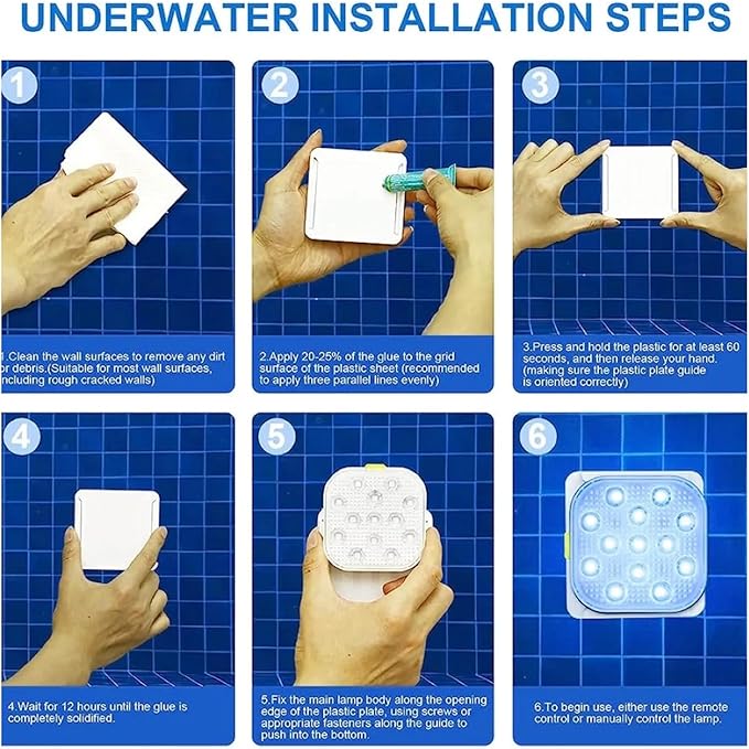 Pool Lights, Rechargeable Submersible Pool LED Lights with Remote Timer Off,IP68 RGB Waterproof Pool Decor Light 16 Colors for Above Ground Inground Pool, Bath, Party,4 Pack