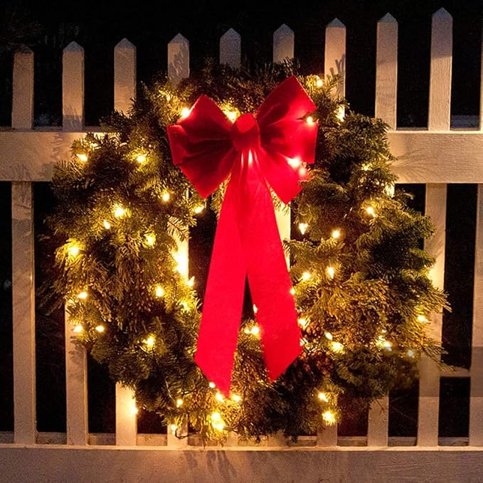 MASHANG Christmas Light Set, 100 LED Clear Mini Lights String Outdoor Waterproof Battery Operated String Lights with Timer and Remote for Christmas Tree Wedding Wreath Holiday Party 39.5ft