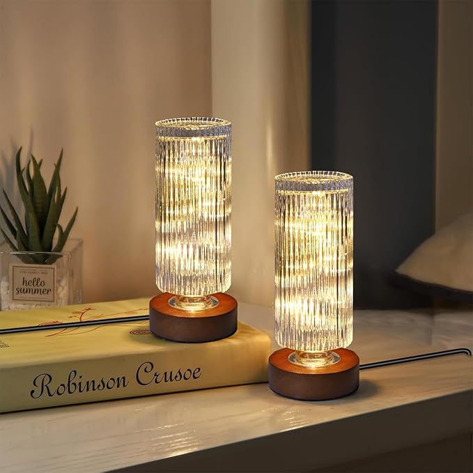 Small Nightlight for Bedroom - Bedside Table Lamps for Nightstand,LED Dimmable Night Light,Sleep Lights, Mini Nightlights for Kids Room Living Room Office Dorm,Nightstand/Bedside