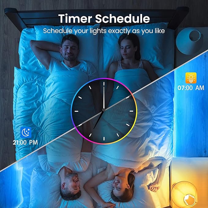 Amailtom Hexagon LED Lights Sync with Music, Hexagon Gaming Wall Lights App and Remote Control, 16 Million Colors Modular Light Panels DIY Geometry Splicing for Gaming Room Bedroom, 7 Pack