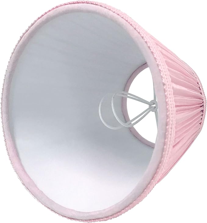 Royal Designs, Inc. CS-1058-5PNK Designer Mushroom Pleat Empire Chandelier Lamp Shade, 3 x 5 x 4.5, Pink