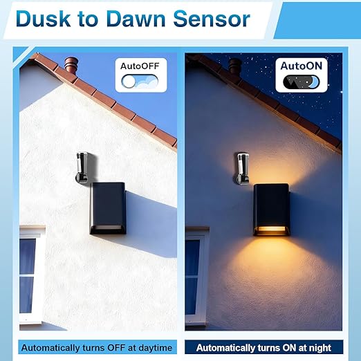 Dusk to Dawn Sensor,Greencycle 40PK Photocell Sensor for Outdoor Lights Auto On/Off, Waterproof IP65 Photo Cell for Outdoor Lighting, Flood Light, Lamp Post - Energy Saving & Easy Install