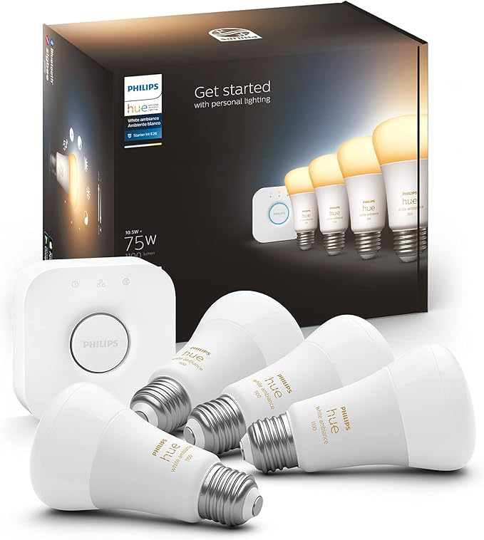 Philips HueWA 10.5W A19 E26 4set US