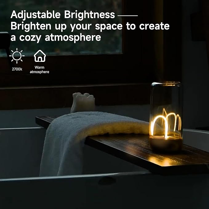 AUGE LIGHT Mini Minimalist Table Lamp Cordless Lamp Rechargeable Table Lamp Portable Nightstand Lamps Desk Lamps for Home Office Unique Ambient Light Mood Lighting for Desk Decor Beside