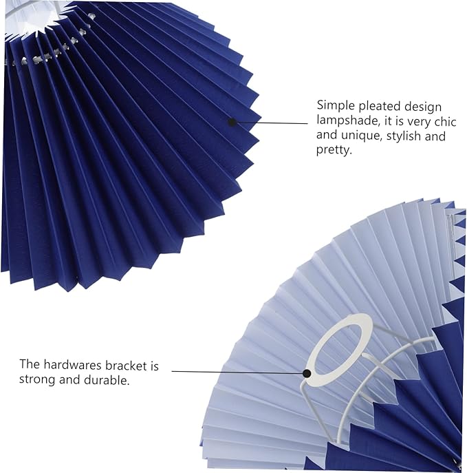 DOITOOL 1pc Pleated Light Shade Stylish Lampshade for Table Wall Lights Unique Decorative Cover for Creating Cozy Atmosphere Any Room