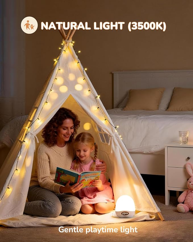 Egg Night Light for Nursery, Portable Rechargeable Baby Nightlight with Touch Control & RGB Color Changing, Dimmable Breastfeeding Lamp with Timer, Cute Wireless Night Light, Newborn Essentials