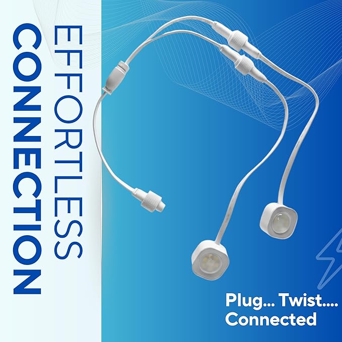 3-Pin IP68 Y Splitter – Specifically Designed for Govee Permanent Outdoor Lights Pro/Version 1 (H706A, H706B, H706C) – Waterproof Cable Connector for Roofline, Eaves, and Outdoor Holiday Lighting