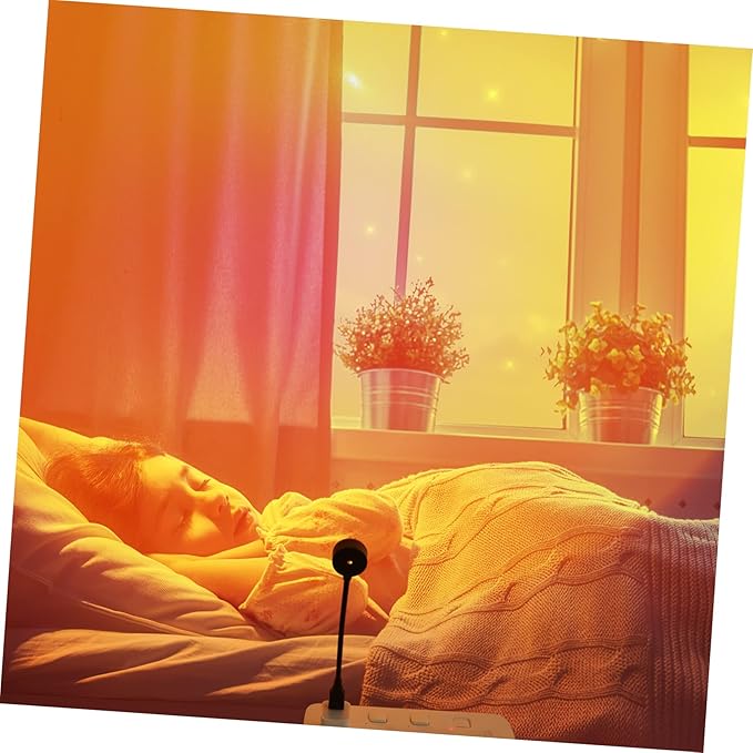 2pcs Sunset Projection Lamp Rainbow Color LED Night Light USB Powered Decorative Light for Bedroom Living Room Home Decor Ambient Lighting