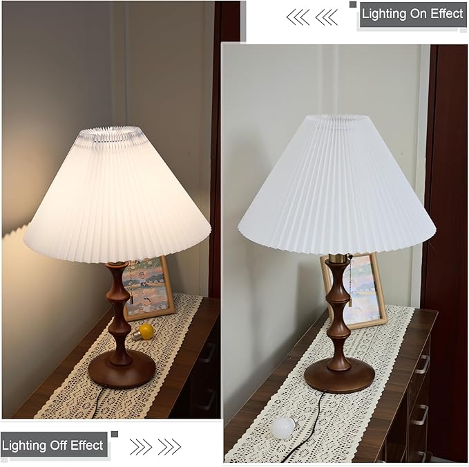 Large Pleated Lamp Shade for Arc/Arched Floor Lamps Replacement spider lampshade 5.9"Top X 21.5"Bottom X 13.8"High-White