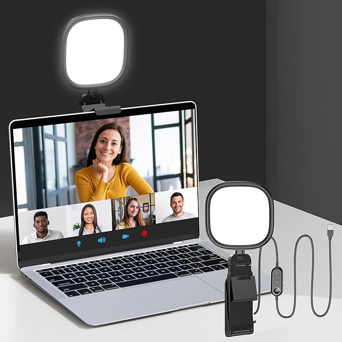InnoGear Video Conference Light for Computer, 120 LED Streaming Light On-Camera Video Lights for Monitor Camera Lighting Selfie Zoom Lights with 5 Modes for Laptop Webcam Podcast Recording