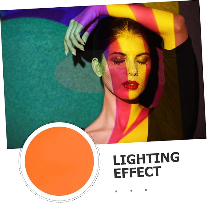 10pcs Colorful Sunset Light Film Color Correction Filters for Photo Strobe Lighting Create Stunning Atmosphere Effects