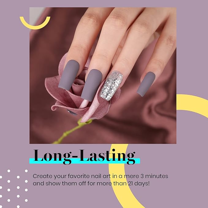 Beetles Purple Grey Gel Polish - 1 Pcs 15ml Grayish Purple Gel Polish Stormwatch Color Soak Off Uv Nail Lamp Nails Art Manicure Salon DIY Design Decoration at Home