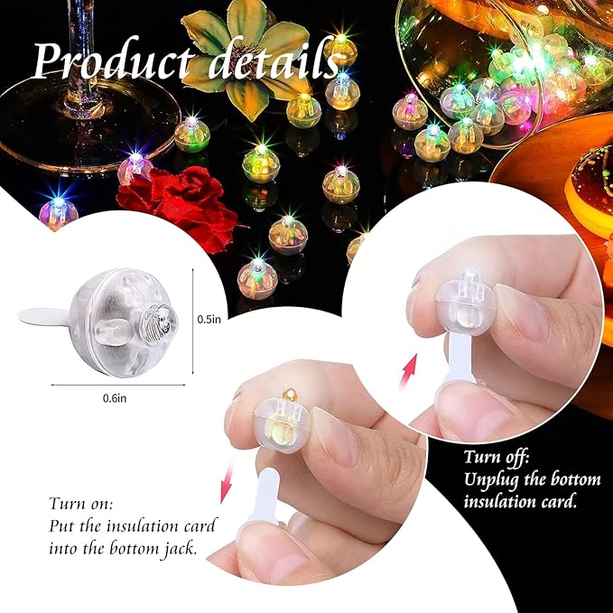 200pcs Balloon Lights Warm White+Rainbow Mini Led Lights Round Long Standby Time Ball Lamps Paper Lantern Balloon Liamps for Birthday Party Easter Christmas Halloween Decoration