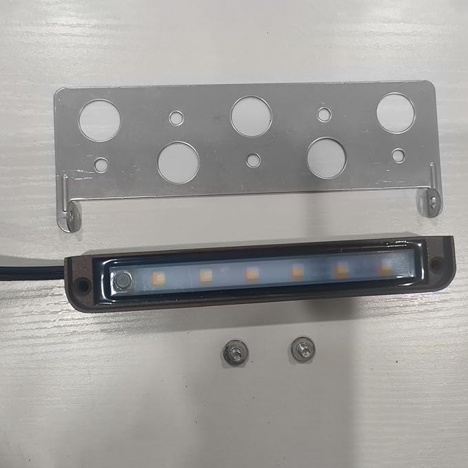 7 Inch LED Retaining Wall Light, 5W Hardscape Paver Light 5CCT 2200K-5000K Tunable White, 12-24V Low Voltage Outdoor Step Light, 270° Rotatable ETL Listed Landscape Lighting for Patio, Deck, Stairs