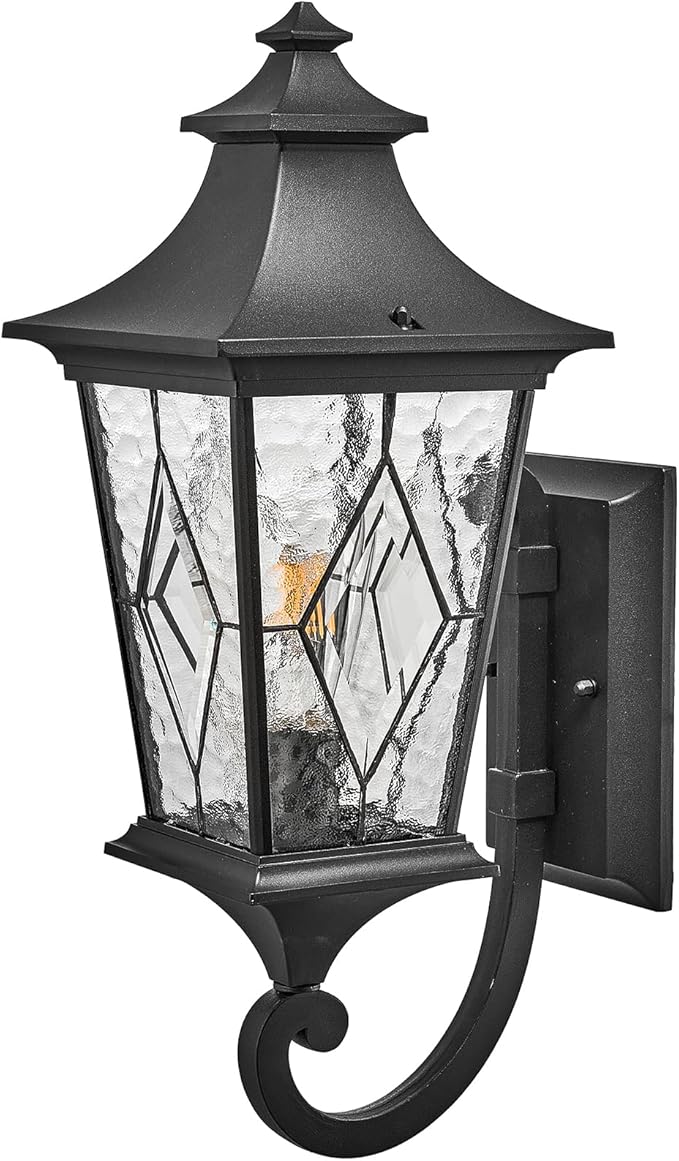 Outdoor Wall Lights Modern Outdoor Wall Sconce Light 21 Inch Large-Sized Exterior Porch Lights Wall Mount for Front House Garage and Entryway Black Finish Waterproof