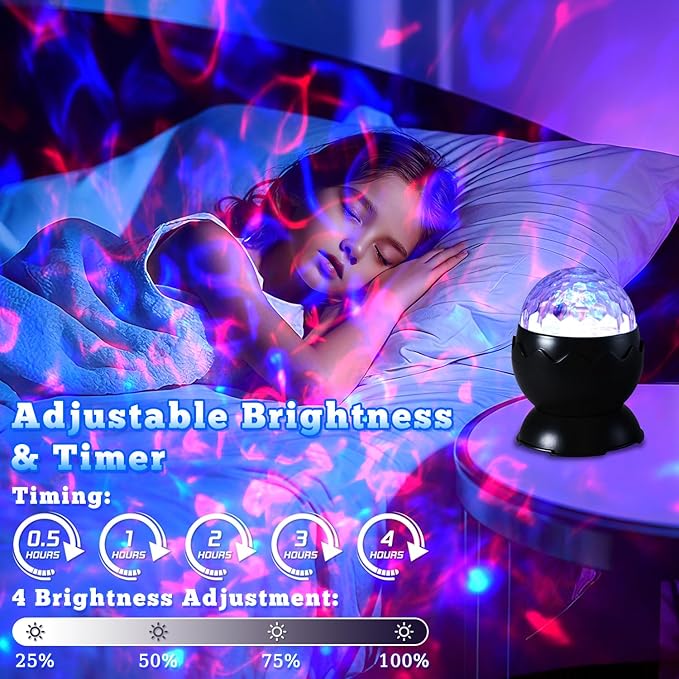 Galaxy Projector, Light Projector, Night Light Projector with Remote Control, Galaxy Light Projector, for Kids Adults, Bedroom, Christmas, Birthdays