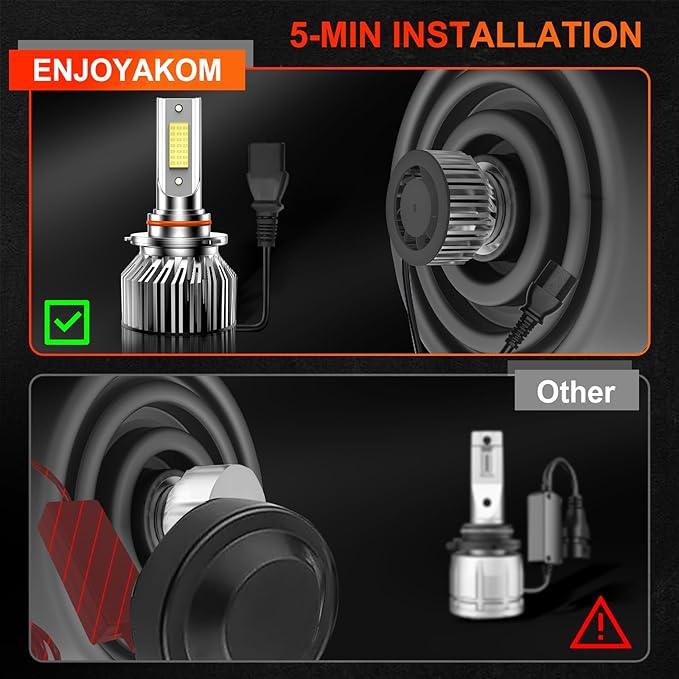 Compatible for Dodge Ram 1500 2500 3500 with projector 2016 2017 2018, Fog Lights Bulbs Combo 6500K White Plug-and-Play Replacement Bulbs, Pack of 6