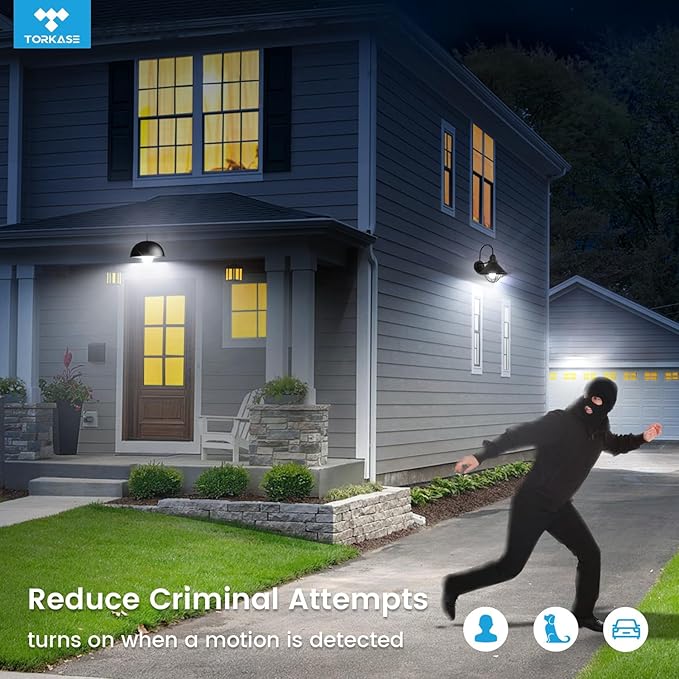 Motion Sensor Light Bulbs, 13W (100Watt Equivalent), Motion Activated Dusk to Dawn Security LED Bulb, 5000K Daylight, Energy-Efficient, for Indoor and Outdoor Lighting, Porch, Stairs, Hallway 3Pack