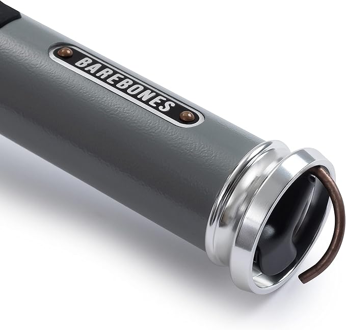 Barebones Vintage Flashlight - Slate Gray, USB Rechargeable LED Flashlight, 15-Hour Run Time, 170 Lumens, Compact and Durable, Water-Resistant Camping Gear and Hiking Accessory