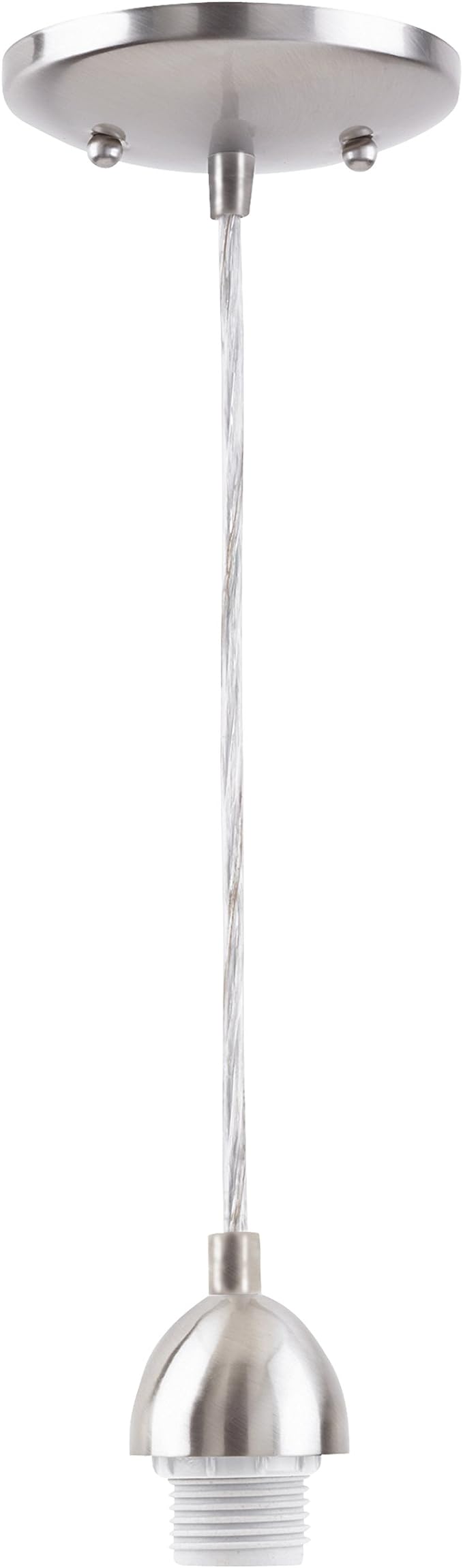 Westinghouse 7028400 Single-Light Mini-Pendant Kit with Nickel Finish